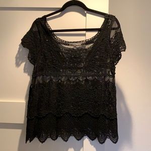 Anthropologie lace top
